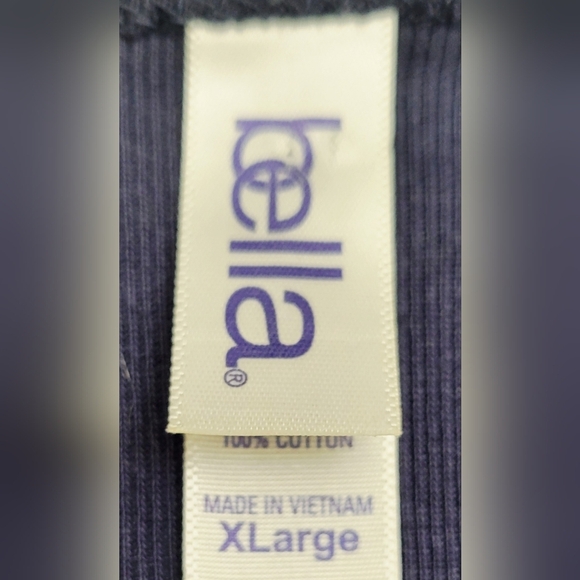 Cute Navy Blue Dog Graphic T-Shirt w/Rhinestone Collar | Size XL - Picture 4 of 7